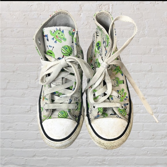 Converse Monster Print Chuck Taylor High-Tops - Picture 2 of 3